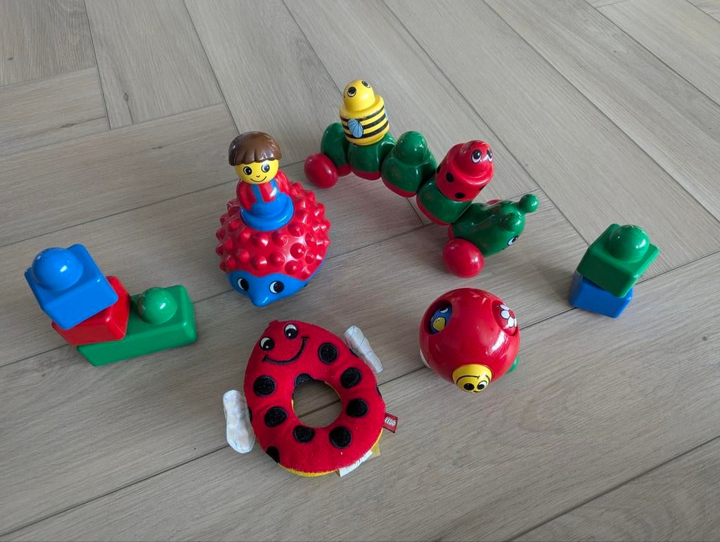 Primo Duplo Rups en egel set, Ophalen of Verzenden, Zo goed als nieuw