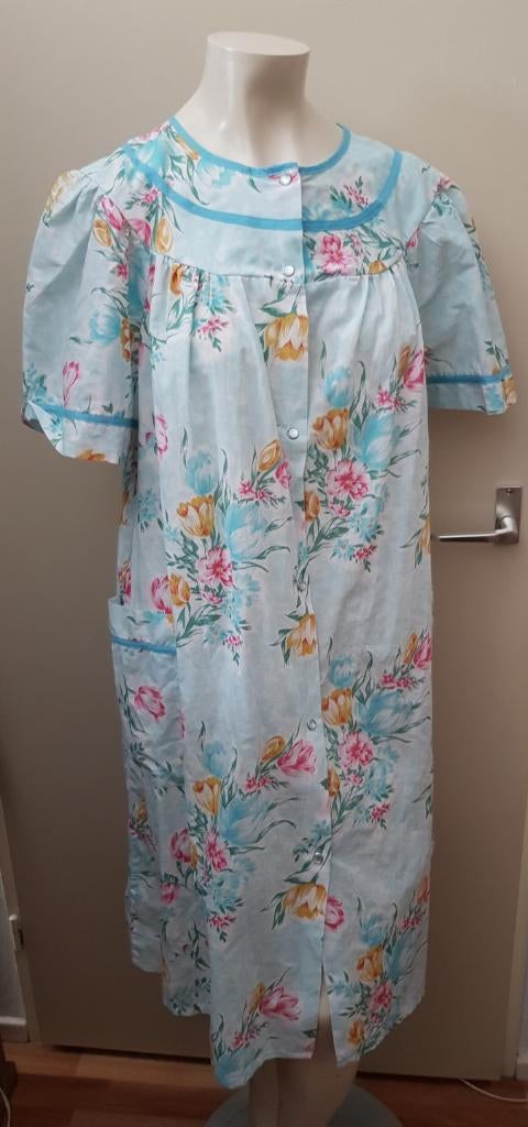 Vintage pyjama nachthemd met zakken XL, Kleding | Dames, Verzenden, Zo goed als nieuw, Maat 46/48 (XL) of groter