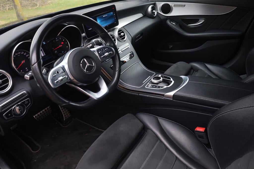 Mercedes-Benz C-klasse Estate 200 Business Solution AMG Aut., Automaat, 4 cilinders, Blauw, 1465 kg