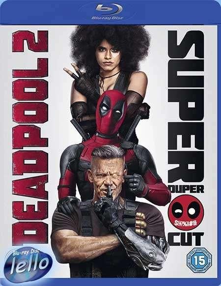 Blu-ray: Deadpool 2, Super Duper Cut (2018 Ryan Reynolds) UK, Ophalen of Verzenden, Nieuw in verpakking, Actie