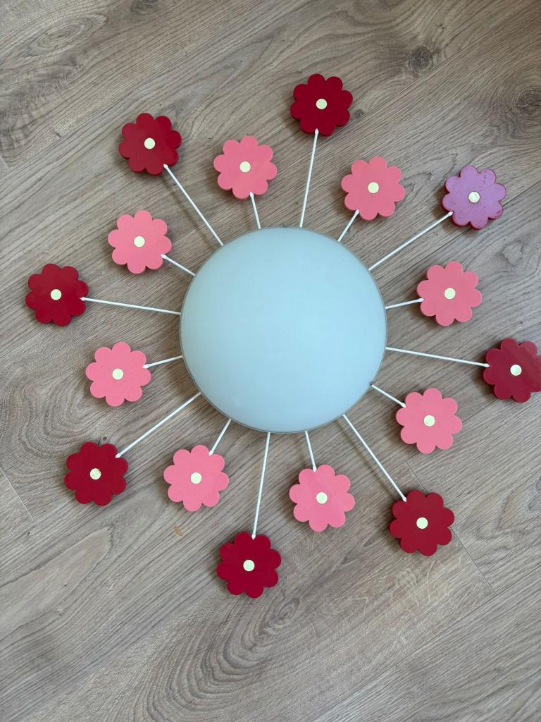 nette plafondlamp voor een kinderkamer, Ophalen, Zo goed als nieuw, Glas