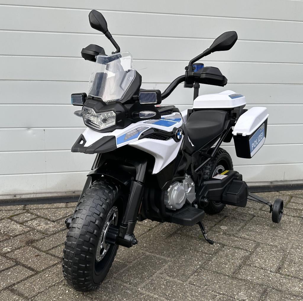 BMW F850 GS Polizei 12v - Rubberband - Sirene NIEUW, Kinderen en Baby's, Speelgoed | Buiten | Voertuigen en Loopfietsen, Ophalen of Verzenden