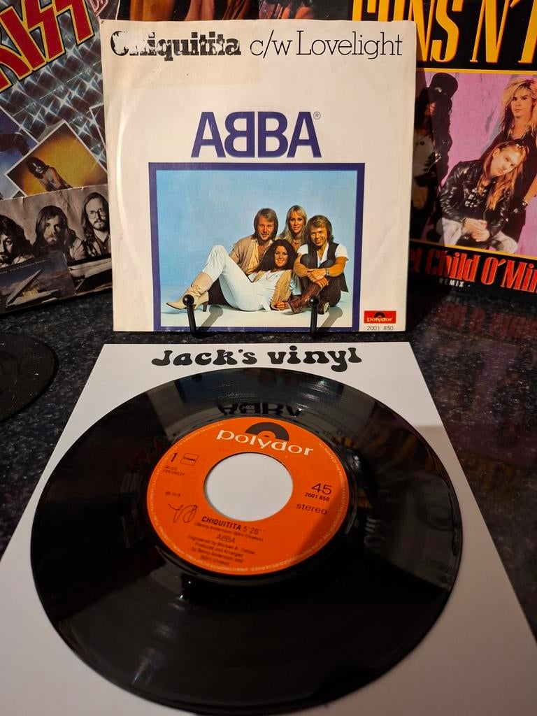 ABBA - Chiquitita c/w Lovelight 7 inch single Polydor 1979, Ophalen of Verzenden, 1960 tot 1980, Gebruikt, Overige formaten