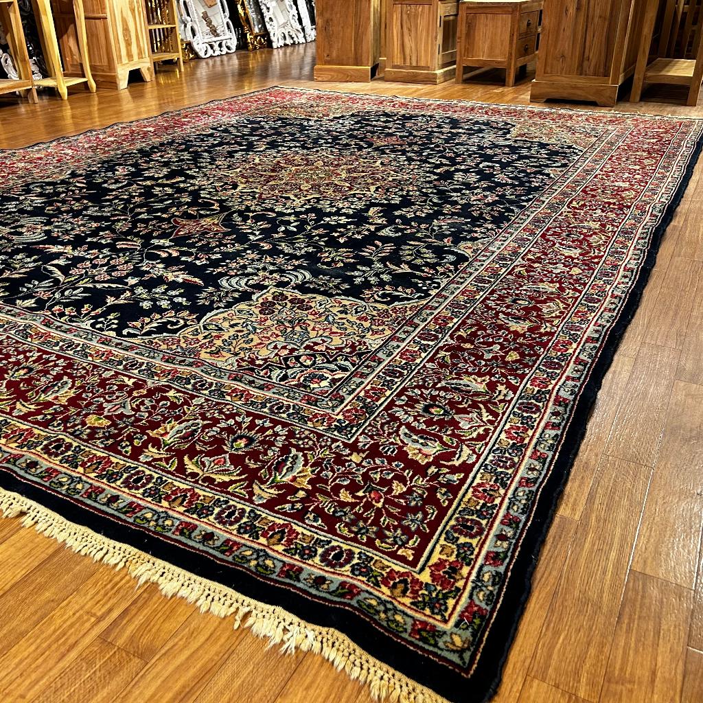 Trendy origineel Perzisch tapijt – 364 x 264 cm –Kerman, TTM Wonen, Meubels – (Perzische) Tapijten en Woonaccessoires, Gebruikt