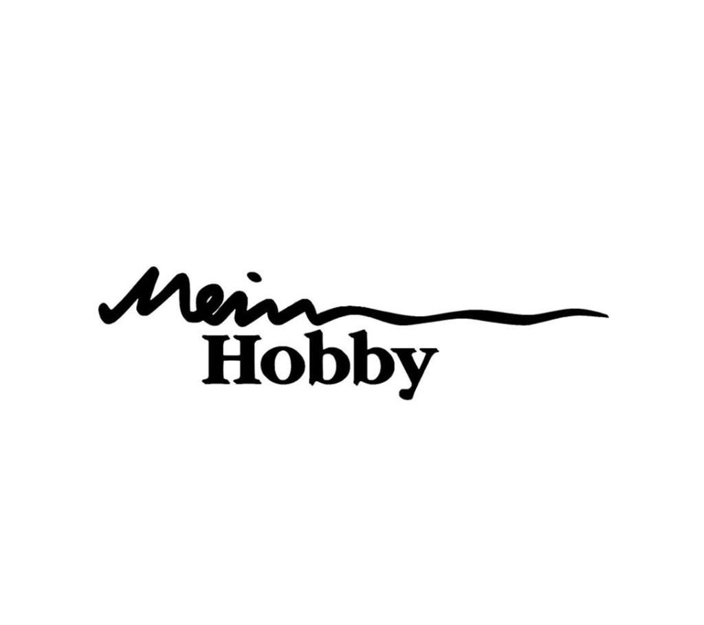 Mein Hobby caravan en camper sticker, Verzenden, Nieuw, Overige typen