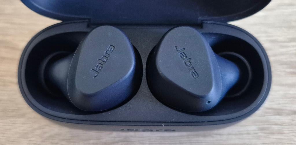 Jabra Elite 2 oordopjes navy, Ophalen of Verzenden, Gebruikt, In oorschelp (earbud), Bluetooth