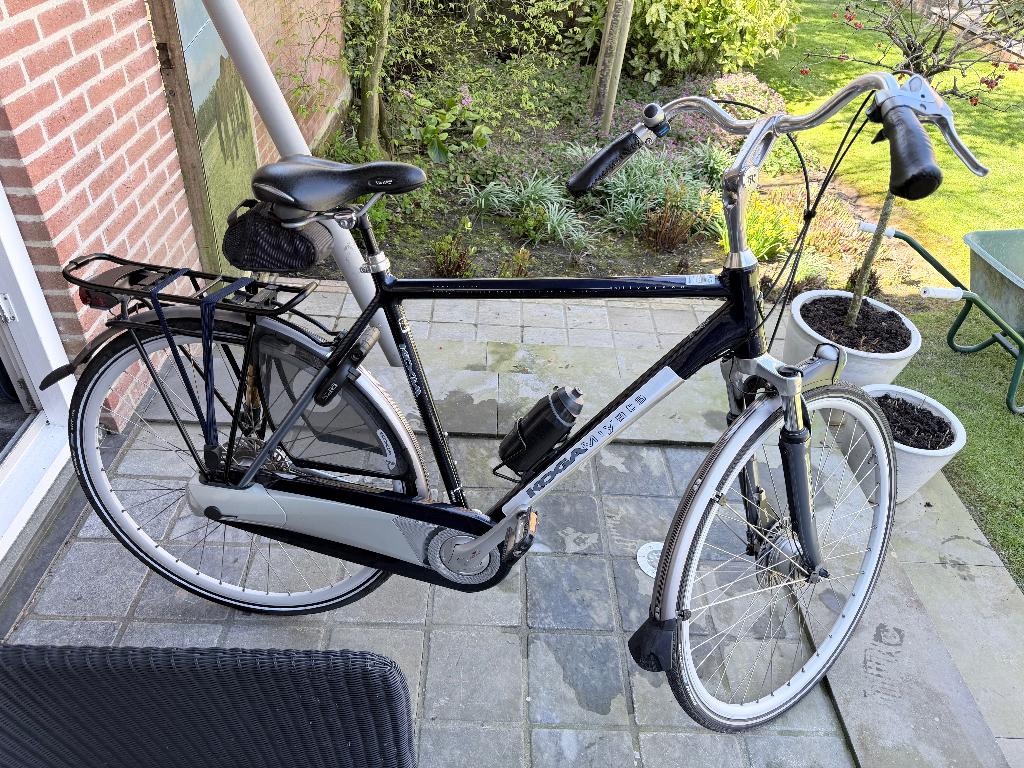 Koga Miyata herenfiets, Fietsen en Brommers, Fietsen | Heren | Herenfietsen, Gebruikt, Versnellingen, 57 tot 61 cm, Schijfrem