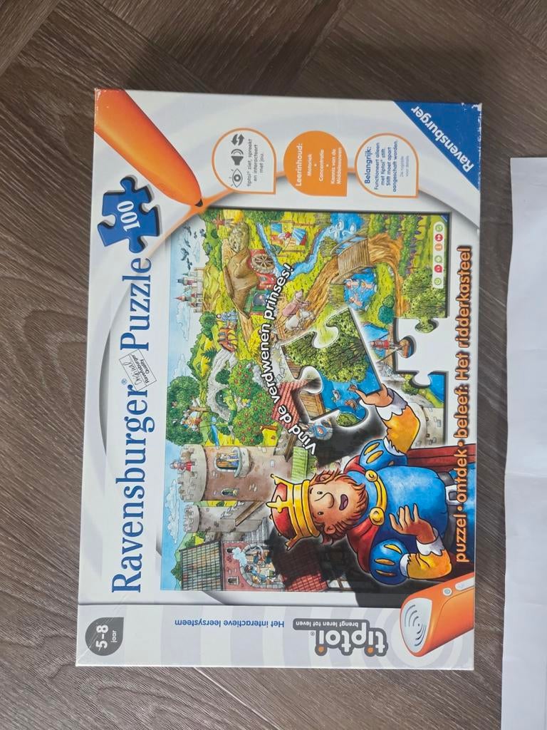 Tiptoi Puzzel Het Ridderkasteel 100 stukjes - Escape Room, Ophalen, Meer dan 50 stukjes, Zo goed als nieuw, 4 tot 6 jaar