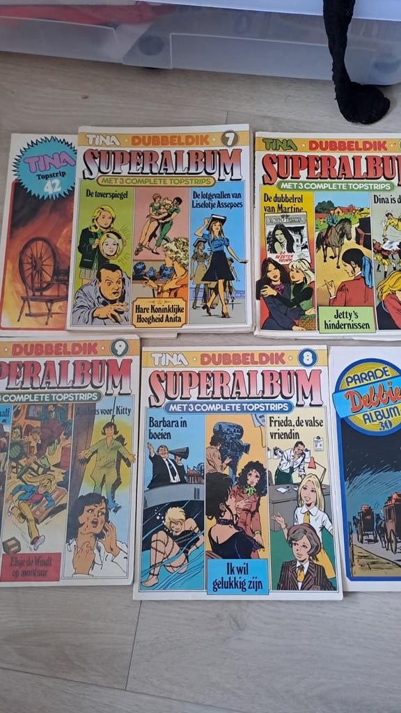 Tina Dubbeldik Superalbum stripboeken, Boeken, Stripboeken, Meerdere stripboeken, Ophalen, Gelezen