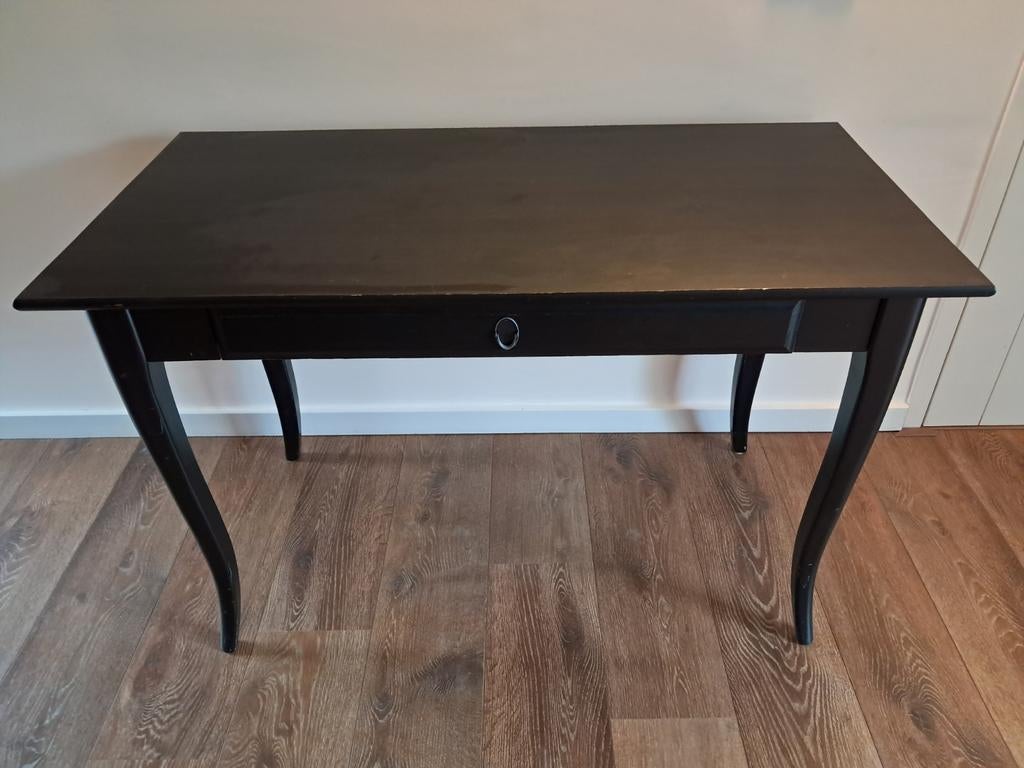 Houten tafel/bureau, Huis en Inrichting, Tafels | Sidetables, Ophalen, 25 tot 50 cm, Rechthoekig