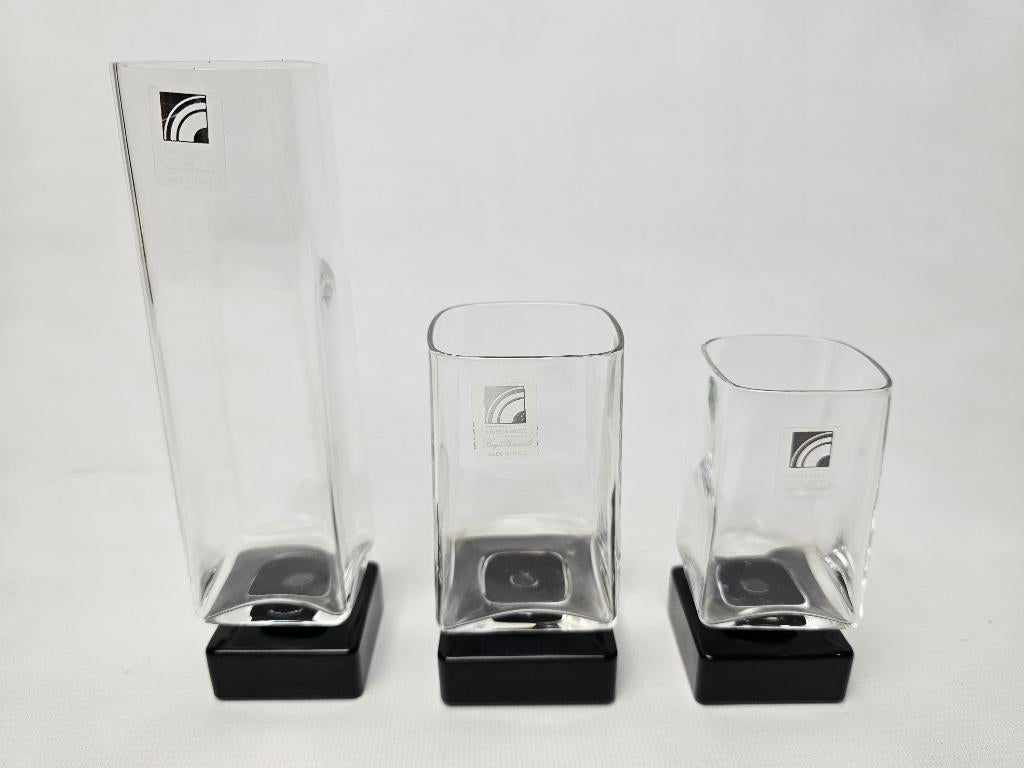 # 3 Luigi Bormioli Glazen - Italiaans Design, Ophalen of Verzenden, Gebruikt, Overige typen