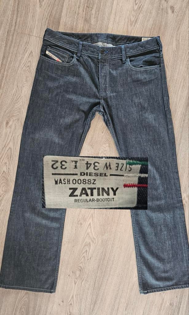Diesel ZATINY W34 L32 * 34x32 #Vintage #Bootcut #y2k #D156, Kleding | Heren, DIESEL, Diesel, Blauw, Ophalen of Verzenden