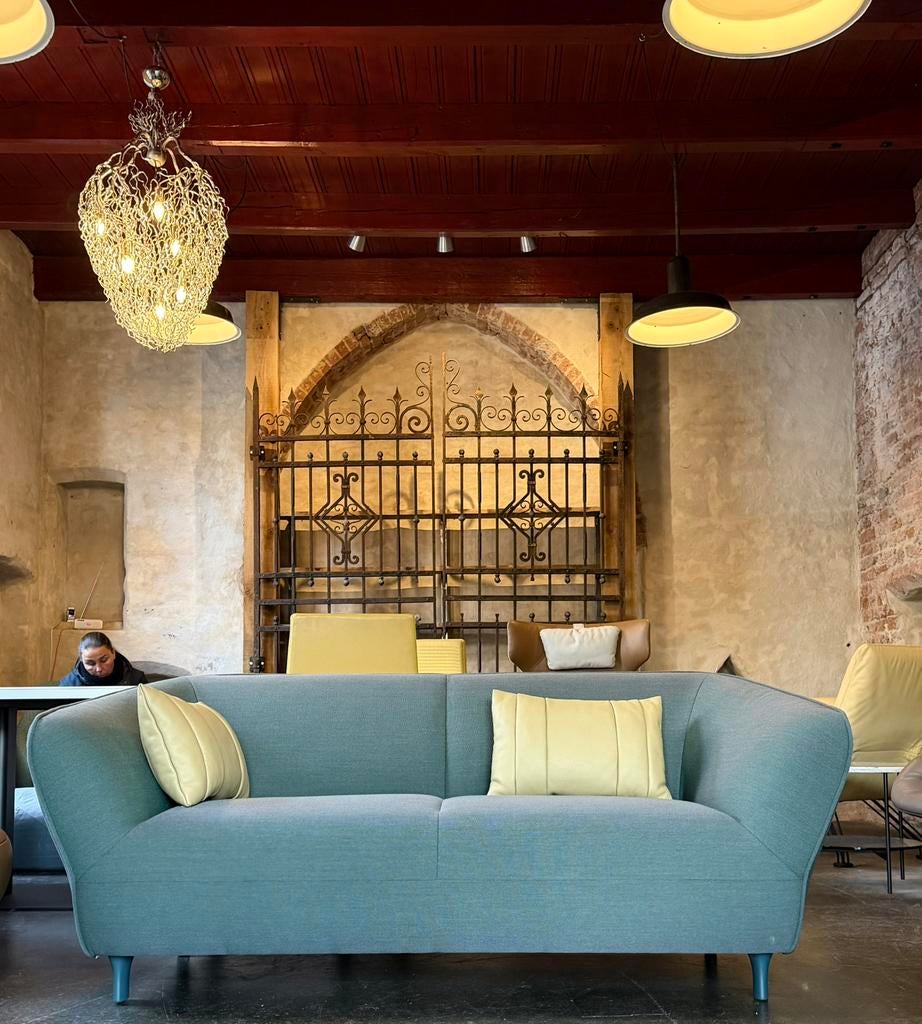 Pode (by Leolux) Turia 2,5 zits bank NIEUW, Ophalen, Nieuw, 75 tot 100 cm, Stof