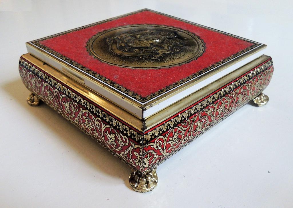 Pootjesblik met leeuwen, Verzamelen, Blikken, Ophalen of Verzenden, Zo goed als nieuw, Overige