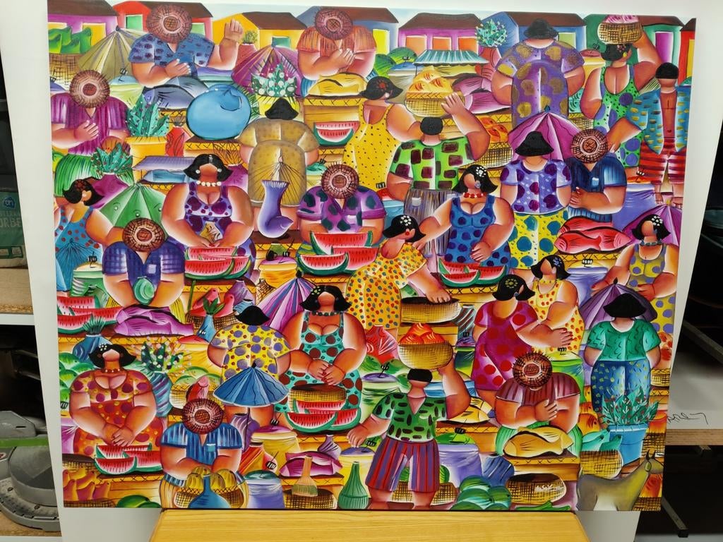 Origineel schilderij van Da Silva (Brazil), Antiek en Kunst, Ophalen