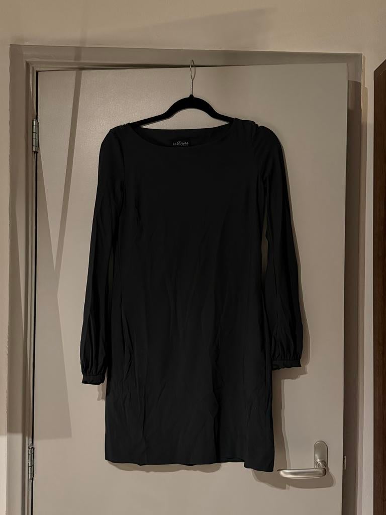 Zwarte La Dress Jurk Maat XXS, Zwart, Ophalen of Verzenden, Zo goed als nieuw, Maat 34 (XS) of kleiner