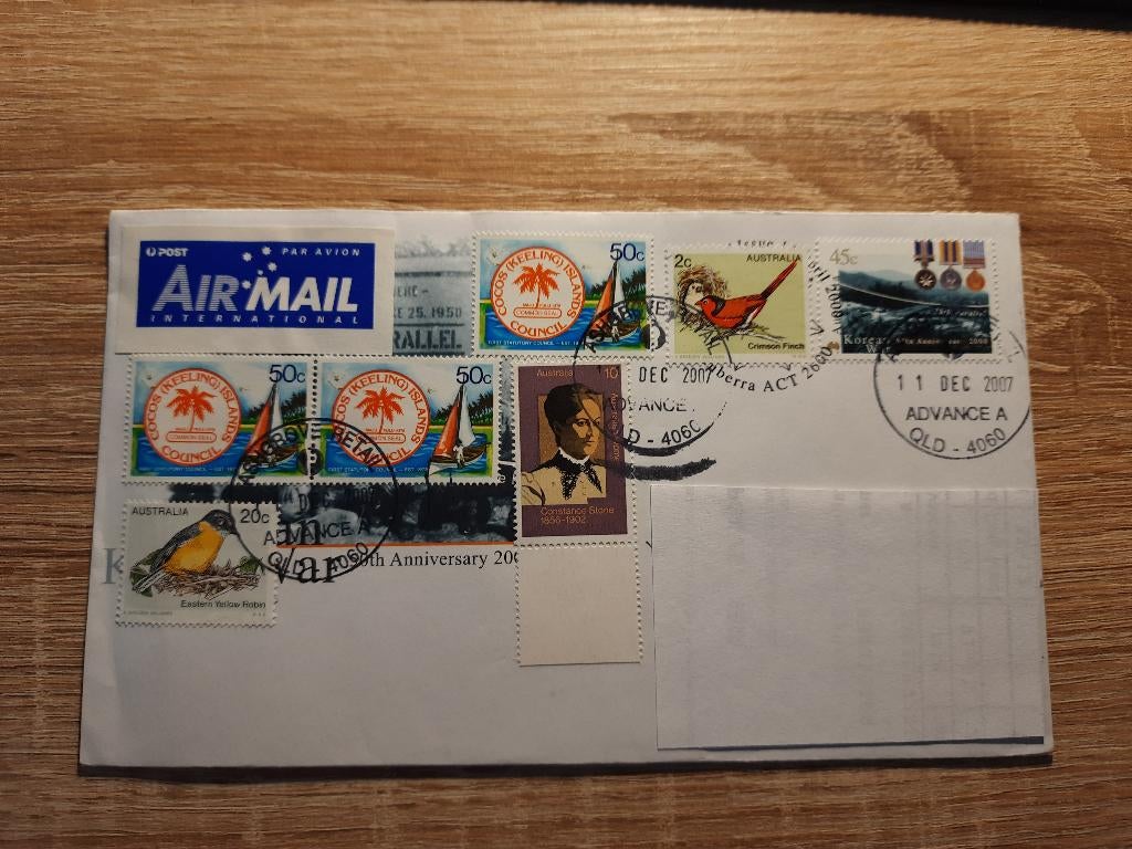 Australie, Postzegels en Munten, Ophalen of Verzenden, Gestempeld