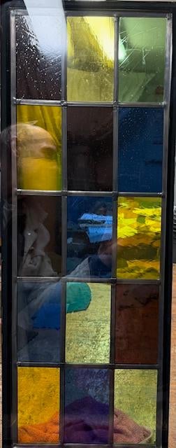 glas-in-loodraam in dubbelglas/isoglas, Ophalen, Minder dan 80 cm, Minder dan 80 cm, Overige typen