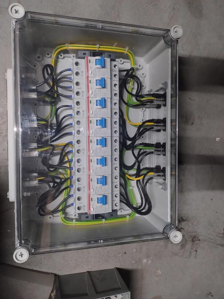 Zekeringkast bedraad meterkast, Ophalen of Verzenden, Gebruikt