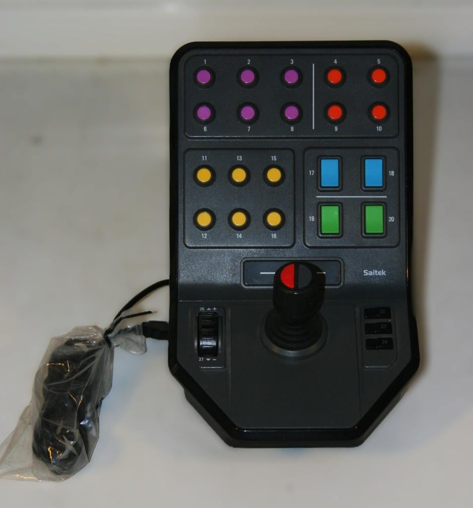 Saitek heavy equipment side panel.    Bieden vanaf €50, Computers en Software, Joysticks, Ophalen, Zo goed als nieuw, Logitech/Saitek