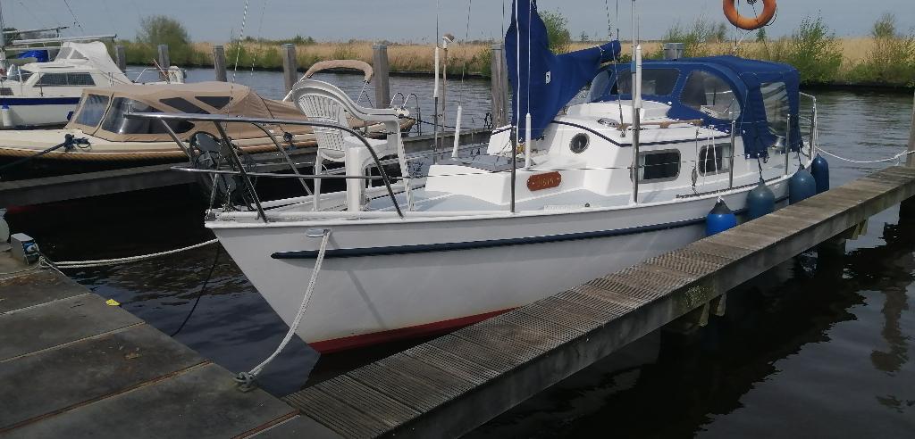 zeilboot, Watersport en Boten, Kajuitzeilboten en Zeiljachten, Gebruikt, Tourjacht of Cruiser, Staal, 6 tot 9 meter, Diesel, Ophalen