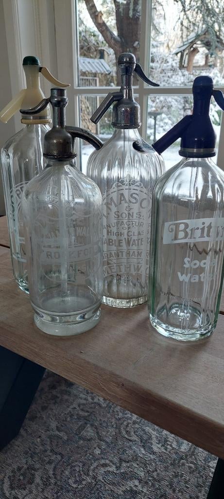 Vintage spuitwaterflessen, Ophalen of Verzenden