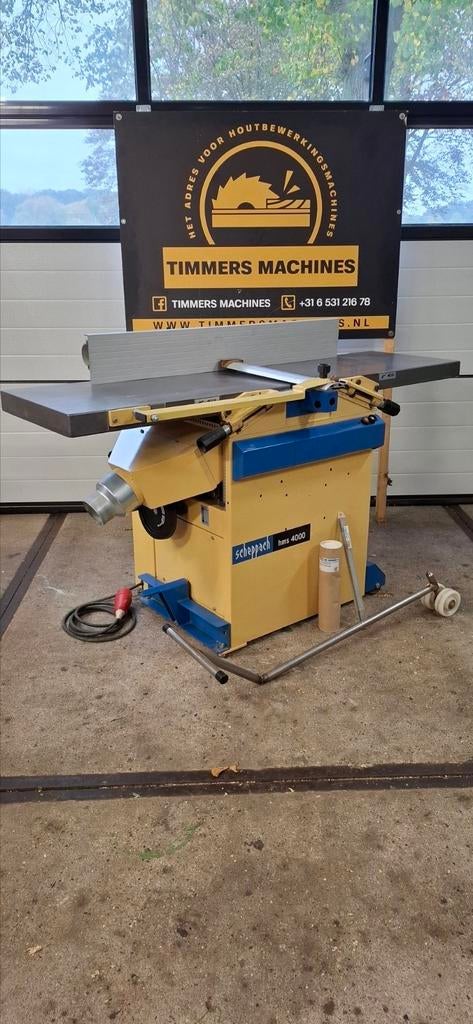 Scheppach vlakvandiktebank 410mm CE geremd vandiktebank, Ophalen of Verzenden, Zo goed als nieuw