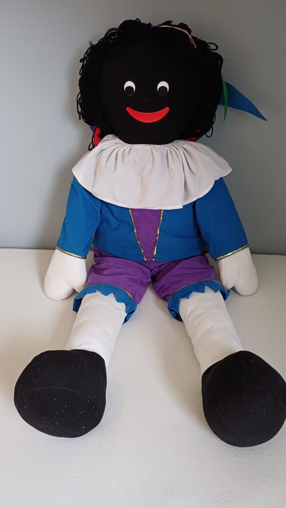 Grote Zwarte Piet pop, 1.30 m, Diversen, Sinterklaas, Ophalen of Verzenden, Zo goed als nieuw