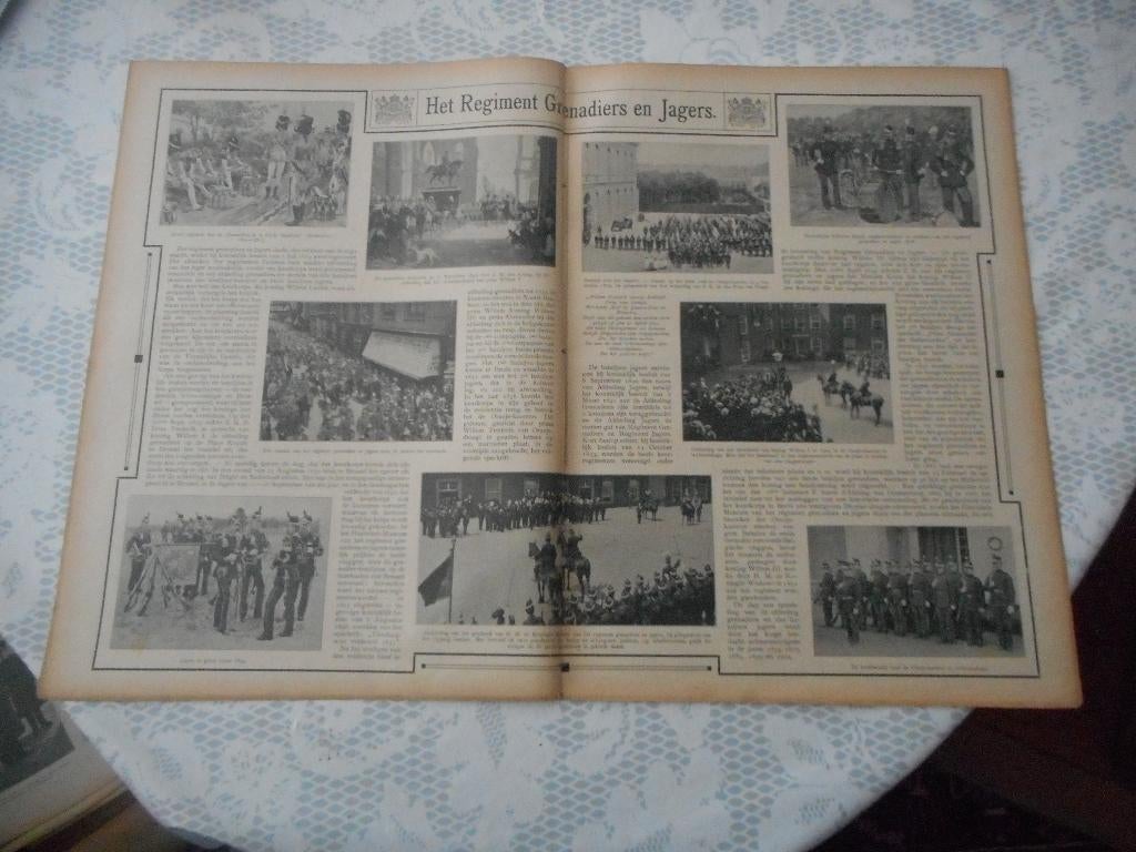 Het Regiment Grenadiers en Jagers. 1910., Verzamelen, Militaria | Algemeen, Ophalen of Verzenden, Landmacht, Nederland, Overige typen