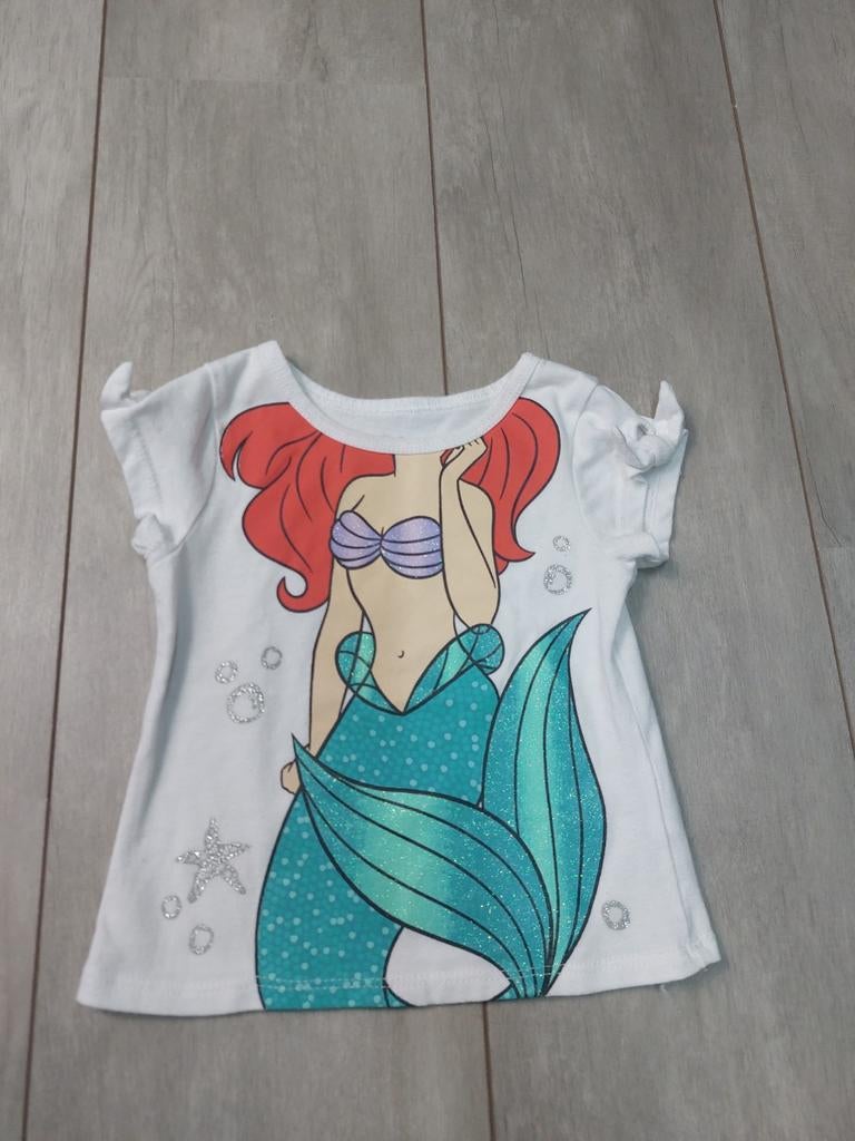 Disney princess shirtje 2T 2 jaar z.g.a.n., Disney, Meisje, Ophalen of Verzenden, Zo goed als nieuw