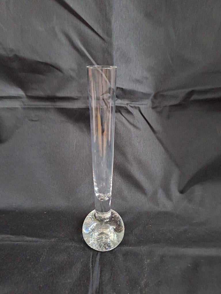 Vintage Bubble Helderglas Vaasje, Ophalen