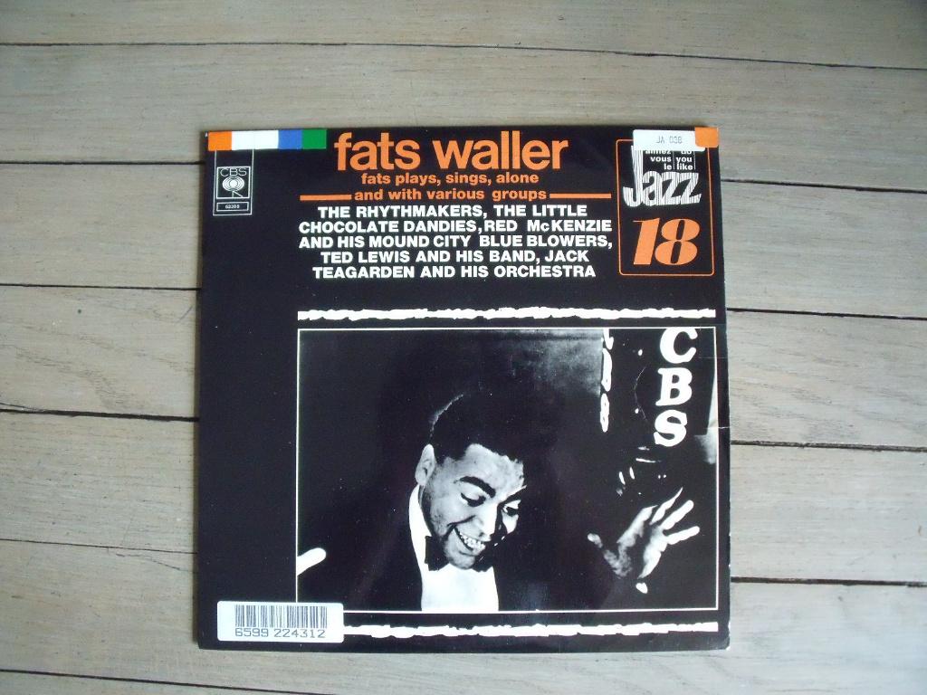 Fats Waller - Jazz 18, Cd's en Dvd's, Vinyl | Jazz en Blues, 1960 tot 1980, Gebruikt, Ophalen of Verzenden, 12 inch