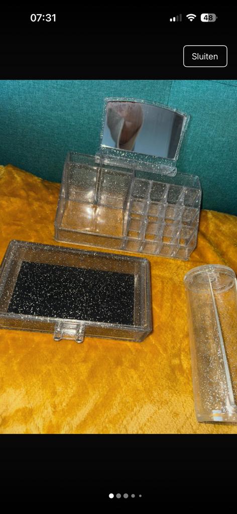 Make up organizers, Ophalen of Verzenden, Zo goed als nieuw