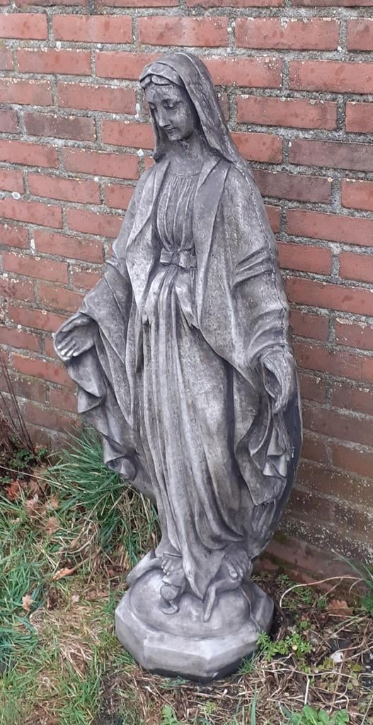 Groot Mariabeeld, Tuin en Terras, Tuinbeelden, Ophalen of Verzenden, Nieuw, Beton, Mensenbeeld