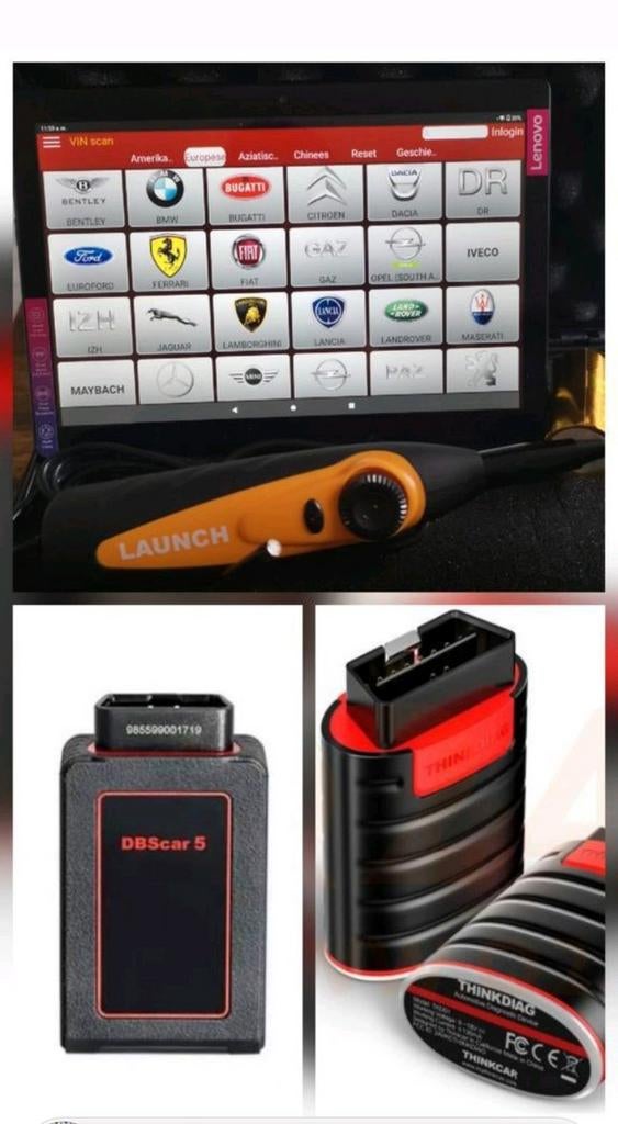 Launch X431 Elite software Uitleesapparaat Diagzone xdiag, Ophalen of Verzenden, Nieuw