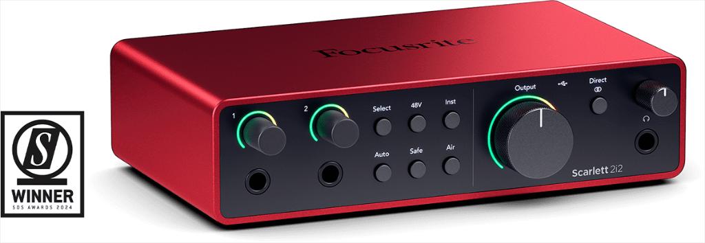 Focusrite Scarlett 2i2 4th gen audio interface, Extern, ., Nieuw, Ophalen of Verzenden