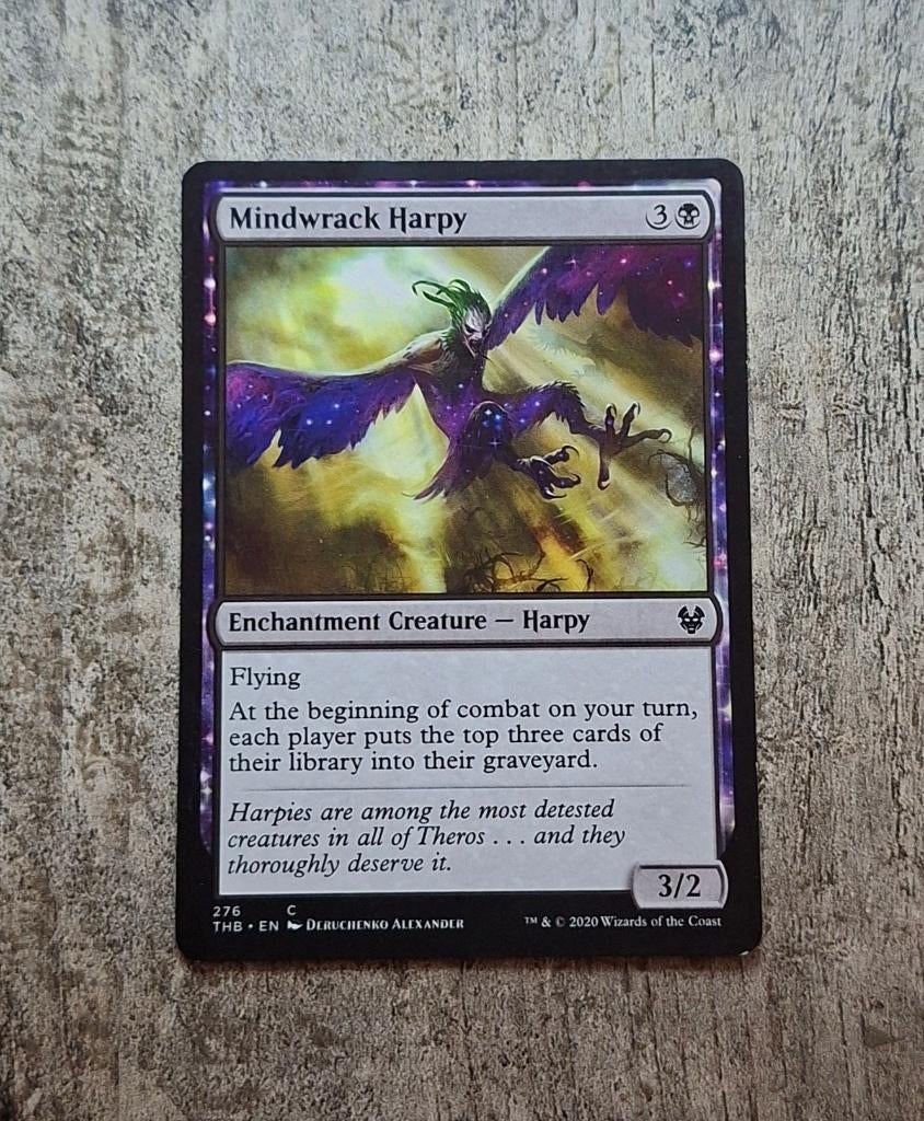 Mindwrack Harpy - Magic the Gathering, Verzenden, Gebruikt, Losse kaart
