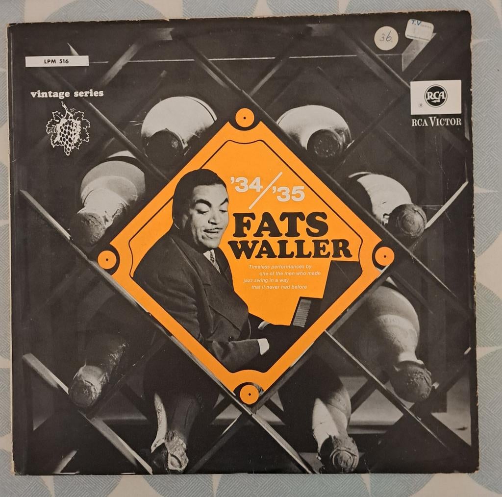 Fats Waller - Vintage Jazz LP, Cd's en Dvd's, Vinyl | Jazz en Blues, Ophalen of Verzenden