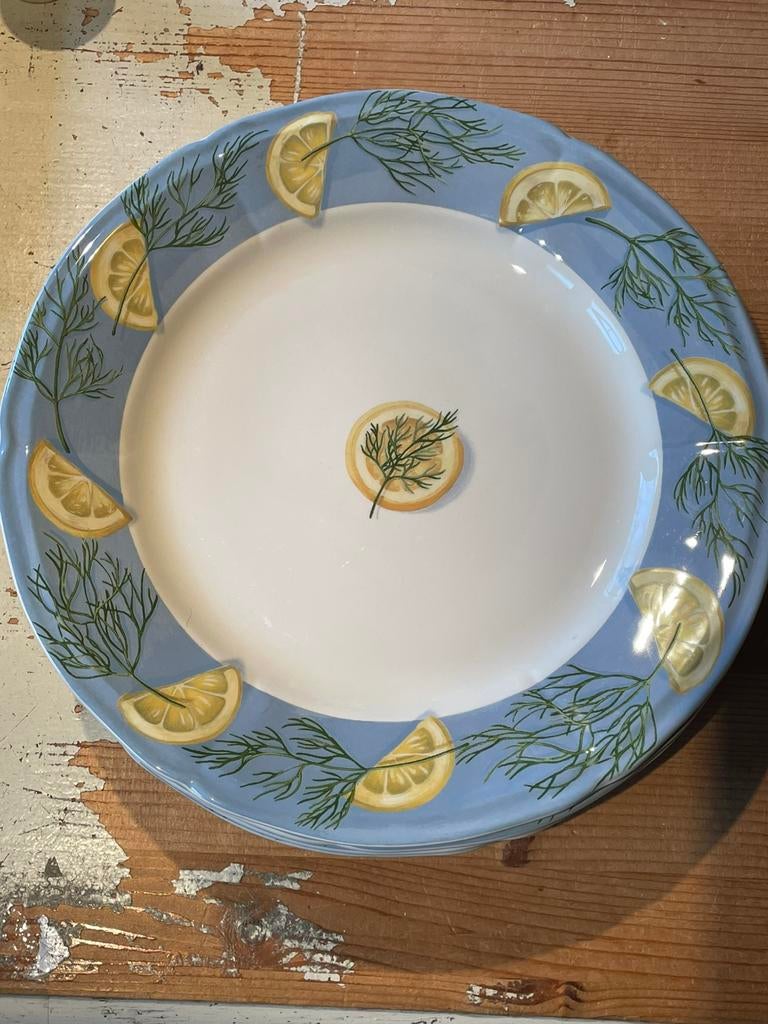 Gien BELLE ÎLE dinerborden, Ophalen of Verzenden, Porselein, Overige stijlen, Bord(en)