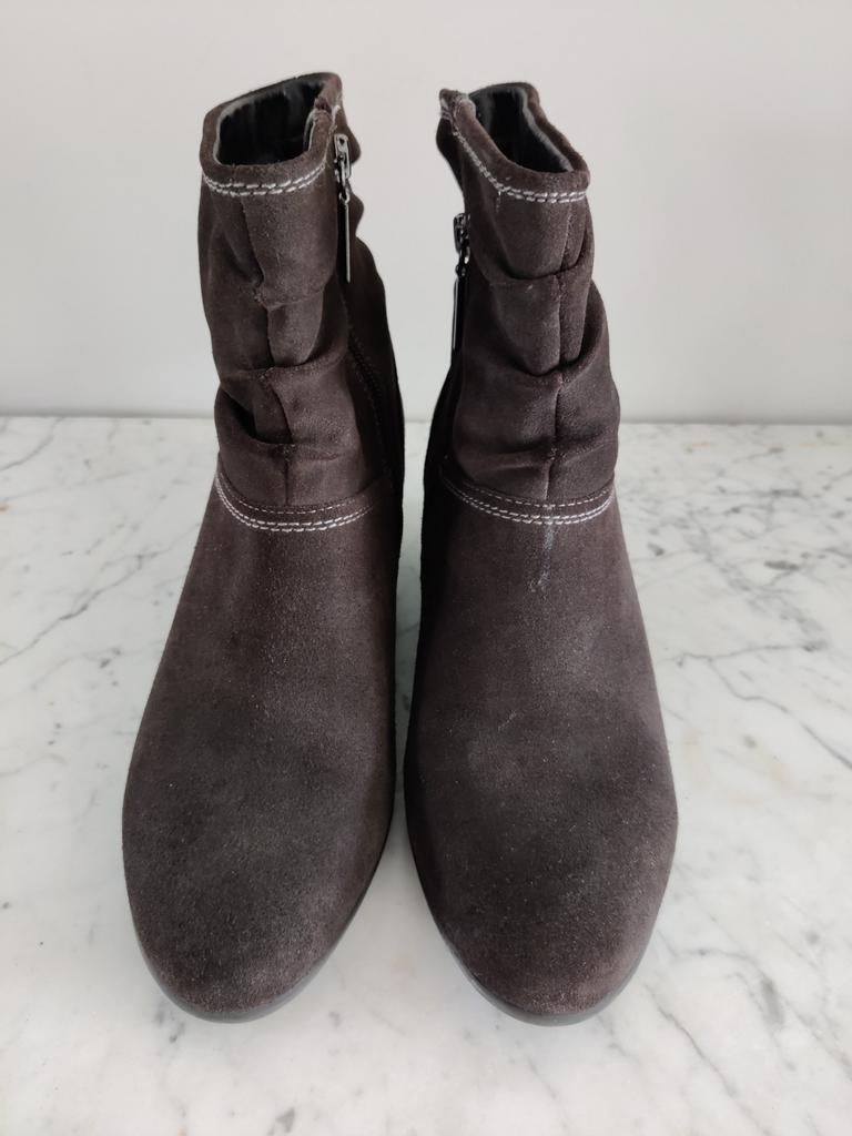 Mooie Medicus suède enkellaarsjes maat 41, Ophalen of Verzenden, Zo goed als nieuw, Bruin