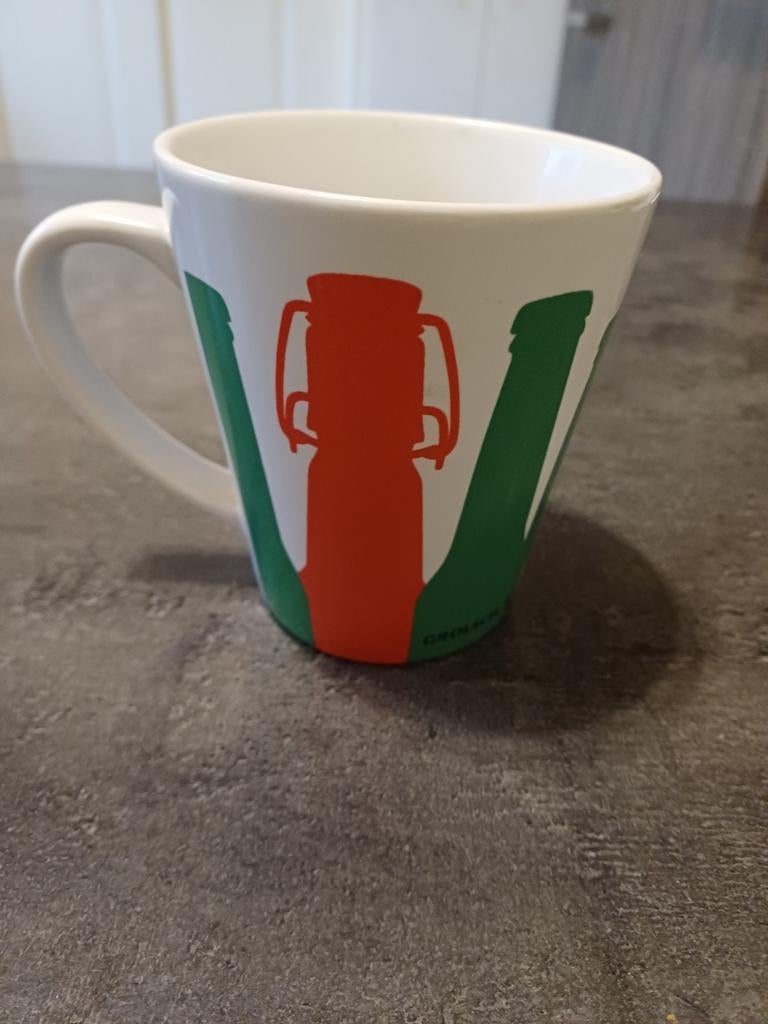 Mok, Ophalen of Verzenden, Zo goed als nieuw, Glas of Glazen, Grolsch