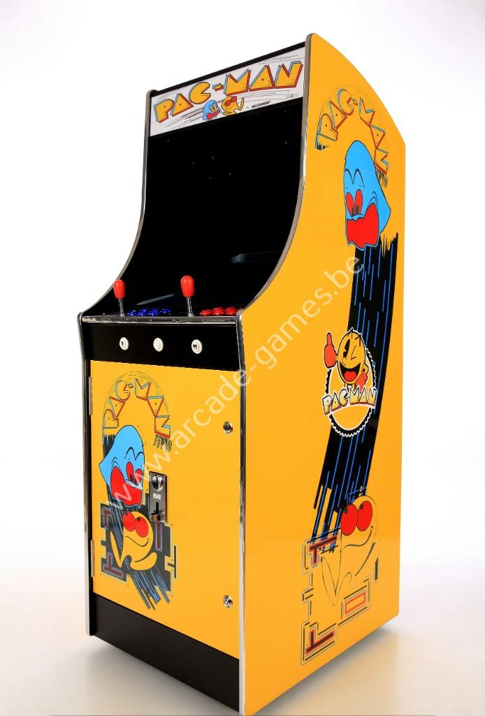 63" arcade 60 GAMES "PAC-MAN" + INCL. 2 JAAR GARANTIE, Spelcomputers en Games, Spelcomputers | Overige, Ophalen, Nieuw