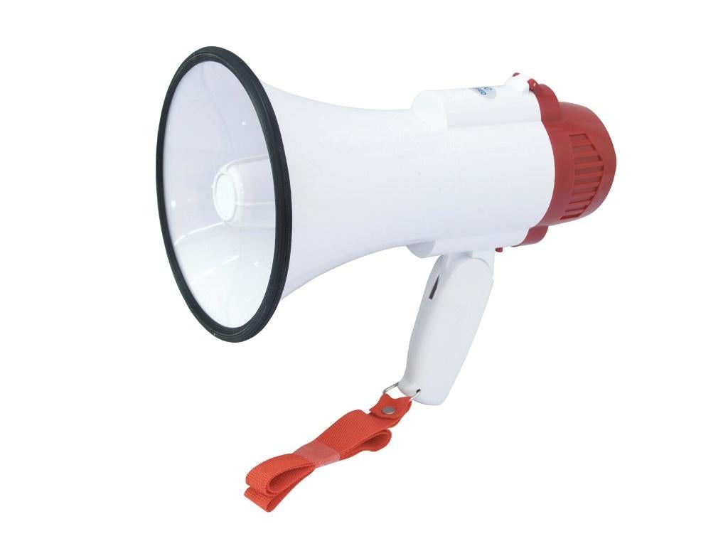 OMNITRONIC MP-10 Megaphone Megafoon, Muziek en Instrumenten, Licht en Laser, Nieuw, Overige typen, Geluidgestuurd, Kleur, Stroboscoopeffect