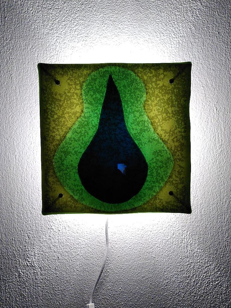 Ikea Tyft vintage wandlamp, Ophalen of Verzenden, Gebruikt, Glas, Seventies