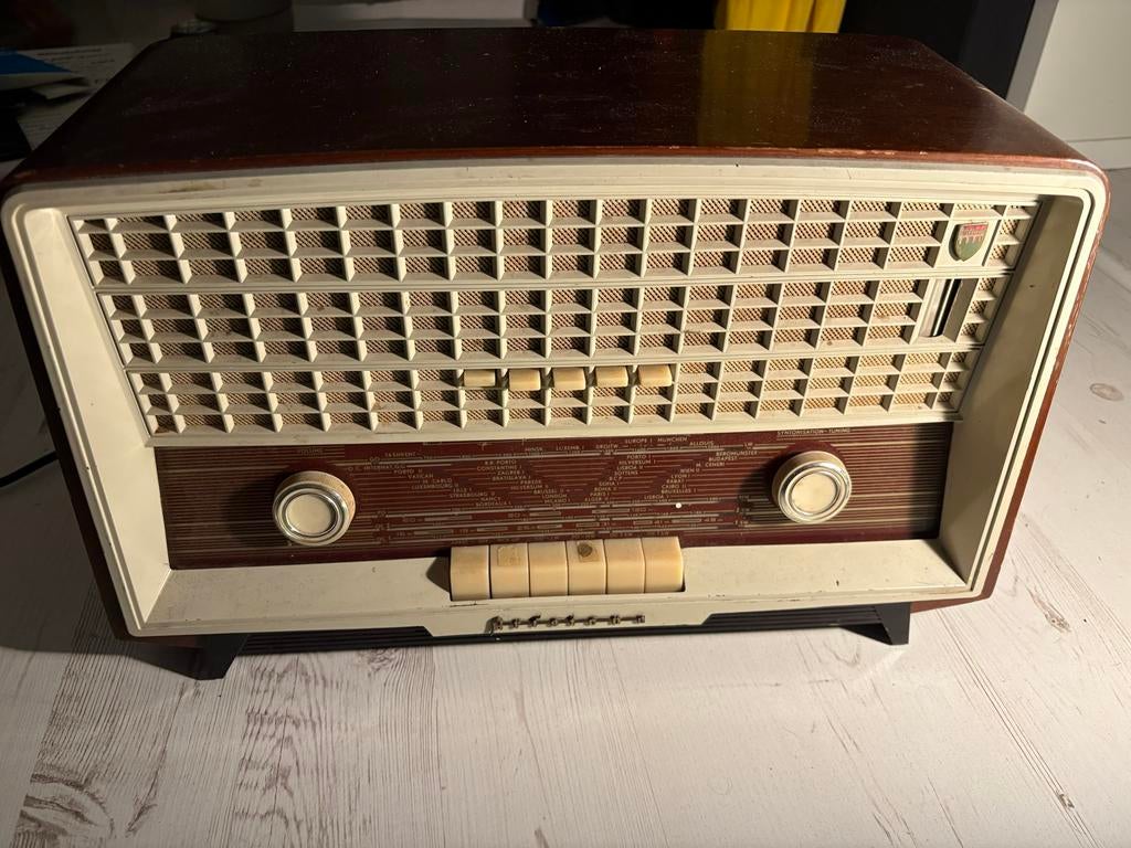 Antieke Aristona jaren 50 radio, Ophalen of Verzenden