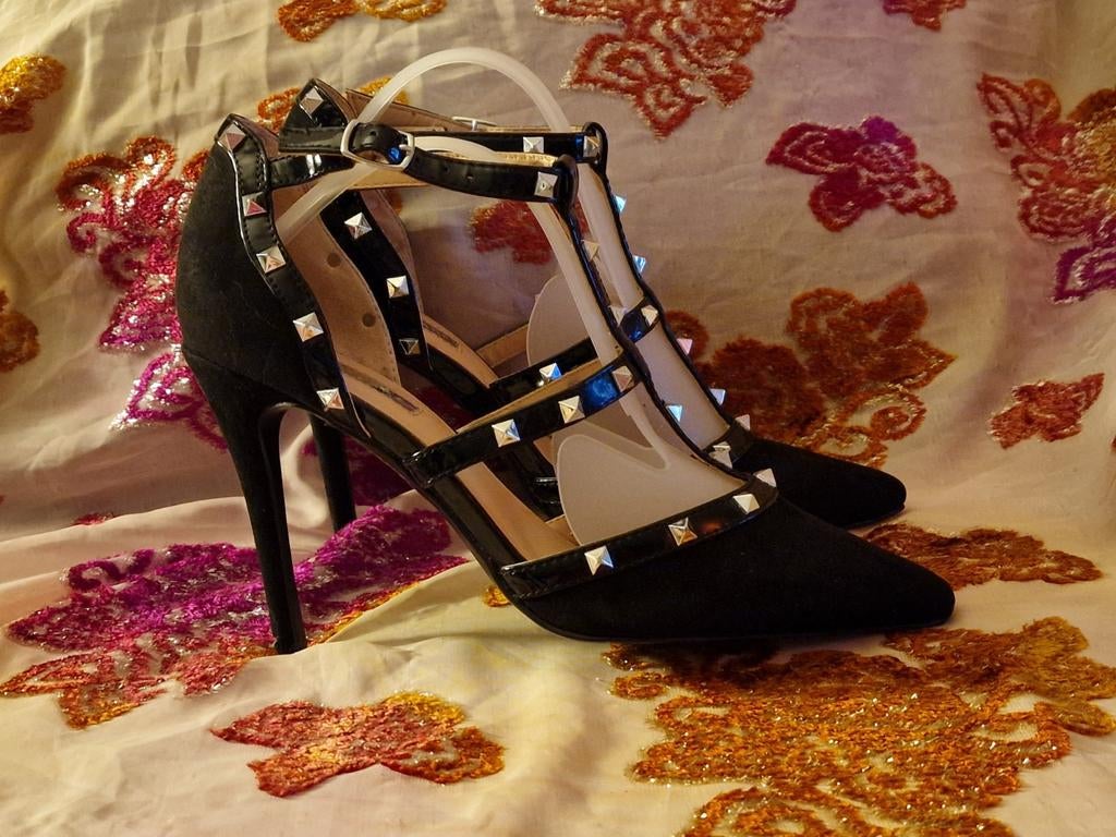 Primark dames sandalen maat 37, Primark, Zwart, Zo goed als nieuw, Sandalen of Muiltjes