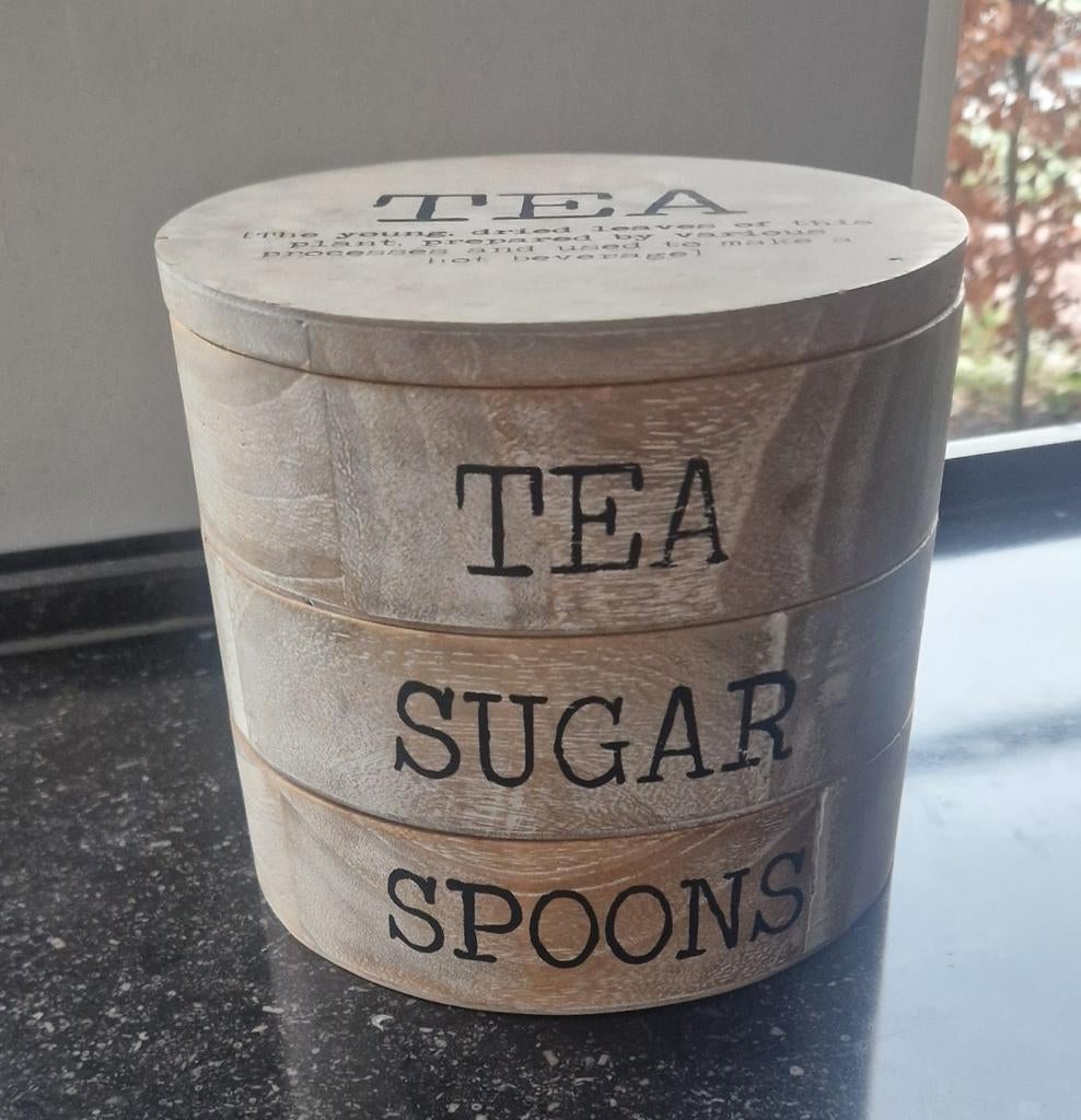 Als nieuw: Riverdale Opbergdoos met 3 Lagen, Ophalen of Verzenden, Nieuw, Suiker, Overige merken