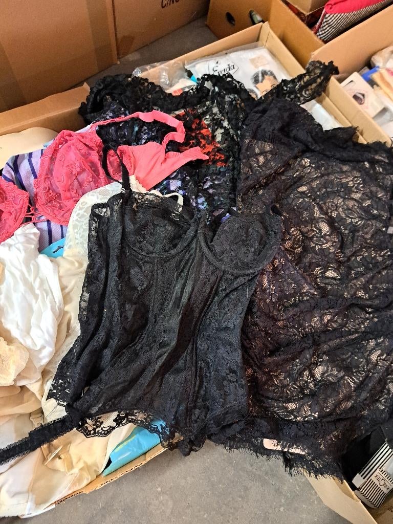 Antiek Vintage Kleding Onderjurkjes Lingerie Hoeden  Kousen, Ophalen, Overige kleuren, Overige typen