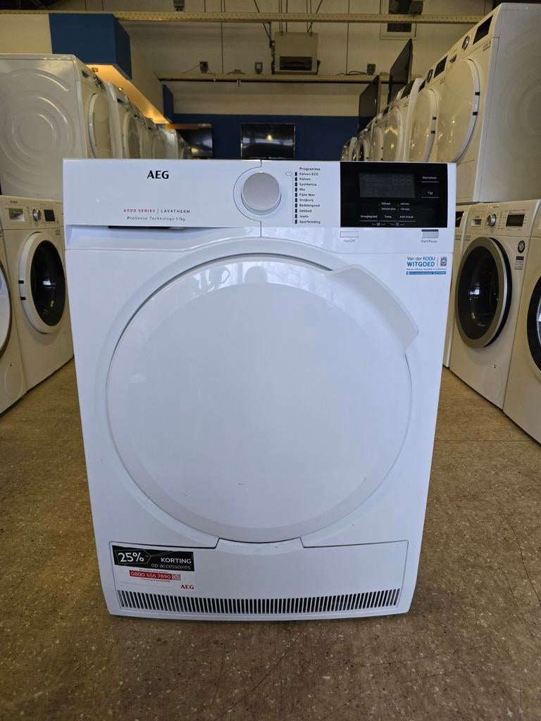 AEG 6000 Series condensdroger | 7 kilo | Gratis thuis 🚚✅️, Jirnsum, 6 tot 8 kg, Anti-kreukfase, Zo goed als nieuw