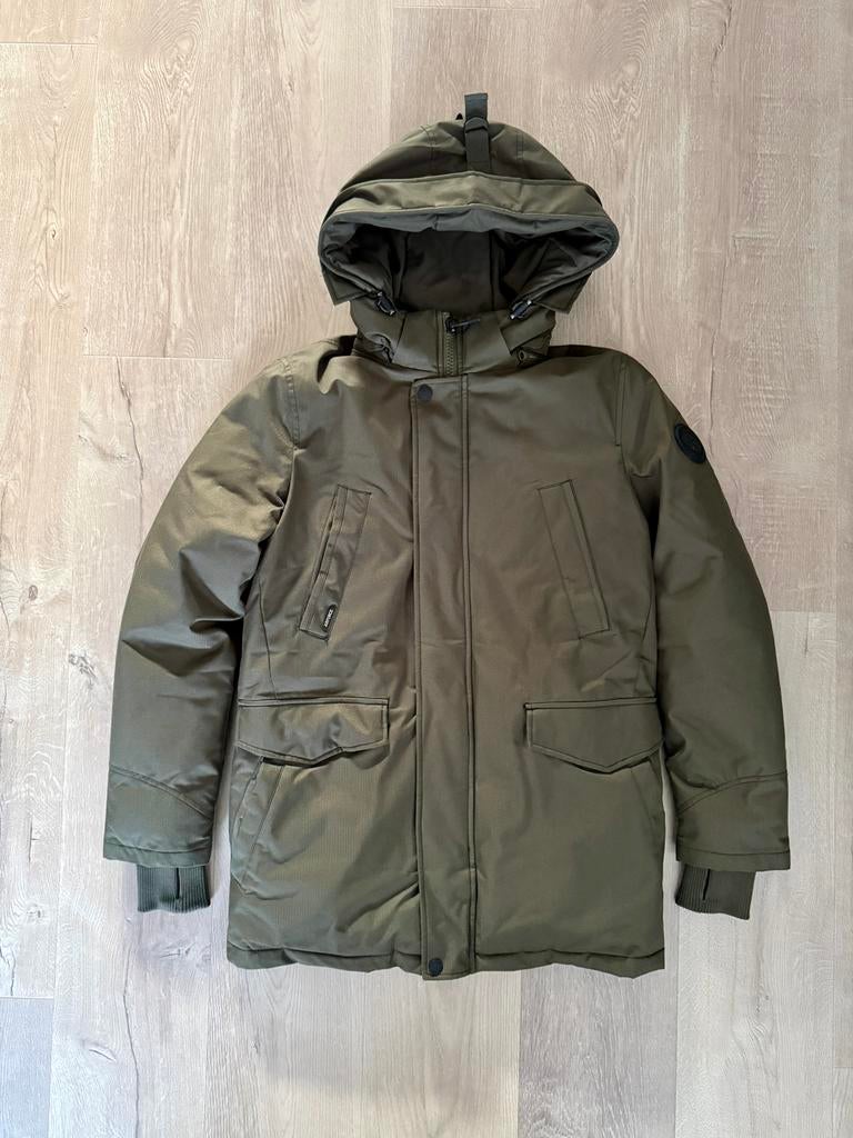 Airforce Parka Herringbone XS heren, Ophalen of Verzenden, Zo goed als nieuw, Maat 46 (S) of kleiner, Groen